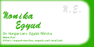 monika egyud business card